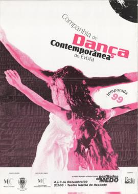 Cartaz de espetáculo - Companhia de Dança Contemporânea - Temporada 99