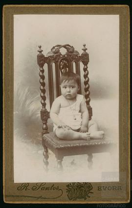 Carte-visite: retrato de bebé (não identificado)