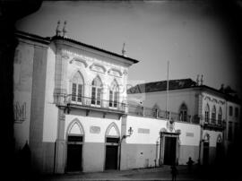 Aspecto antigo do edifício da Câmara Municipal de Évora, Praça do Sertório