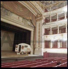 Vista parcial da sala de espectáculos do Teatro Garcia de Resende