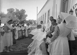 Cerimónia religiosa na Escola de Enfermagem de Évora