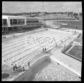 Vista aérea da piscina Olímpica