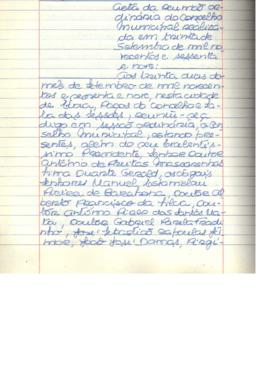 Ata ordinária n.º 04/69 do Conselho Municipal de Évora