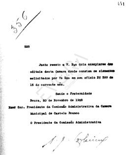 Livro correspondência expedida de 1928
