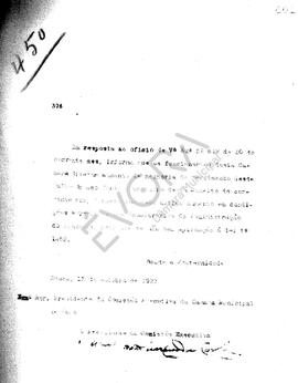 Livro de correspondência expedida de 1923