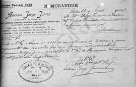 Livro de correspondência expedida 1899