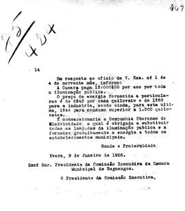 Livro de correspondência expedida de 1926