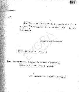 Livro de correspondência expedida de 1920