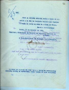 Livro de correspondência expedida de 1930