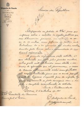 Livro de correspondência recebida de 1911