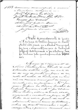 Tribunal Judicial de Évora em prédio arrendado no nº 5 da Praça de Sertório