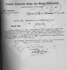 Livro de correspondência expedida 1899