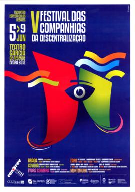 Cartaz de espetáculo - V Festival das Companhias da Descentralização