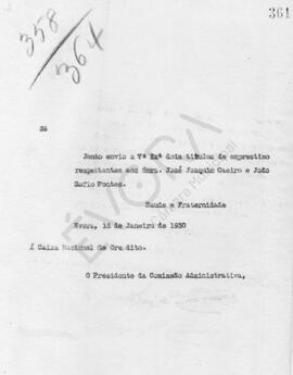 Livro de correspondência expedida de 1929-1930