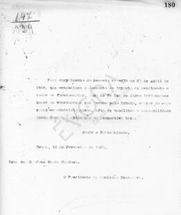 Livro de correspondência expedida de 1920