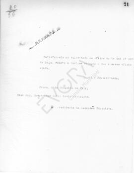 Livro de correspondência expedida de 1919