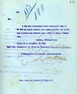Livro de correspondência expedida de 1930
