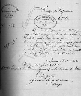 Livro de correspondência expedida 1899