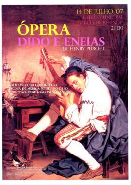 Cartaz de espetáculo- Ópera Dido e Eneias