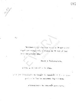 Livro de correspondência expedida de 1922