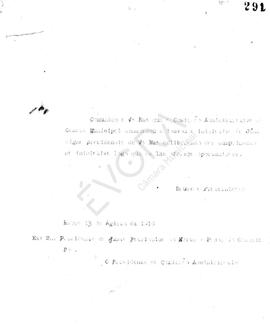 Livro de correspondência expedida de 1919