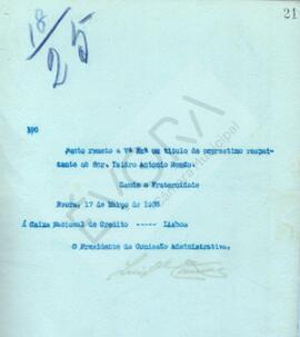 Livro de correspondência expedida de 1930