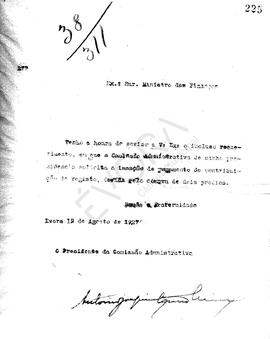 Livro correspondência expedida de 1927-1928