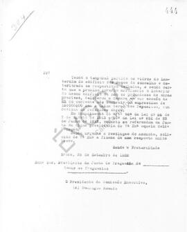 Livro de correspondência expedida de 1922