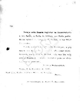 Livro de correspondência expedida de 1920