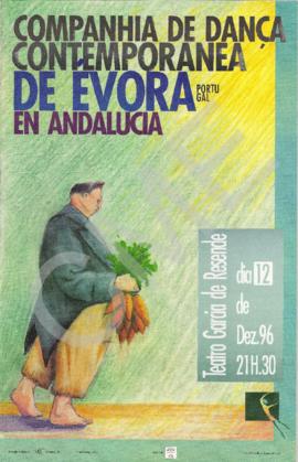 Cartaz de espetáculo - Companhia de Dança Contemporânea de Évora en Andalucia