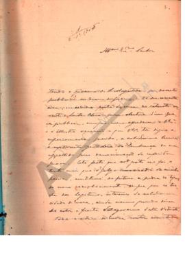 Livro de correspondência recebida de 1905
