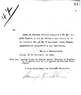 Livro de correspondência expedida de 1925