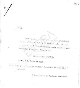 Livro de correspondência expedida de 1923