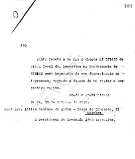 Livro correspondência expedida de 1928