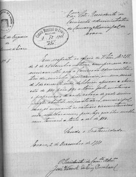 Livro de correspondência expedida 1899