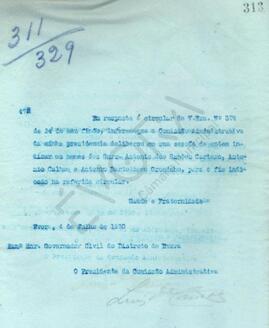 Livro de correspondência expedida de 1930