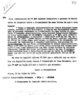 Livro de correspondência expedida de 1928-1929