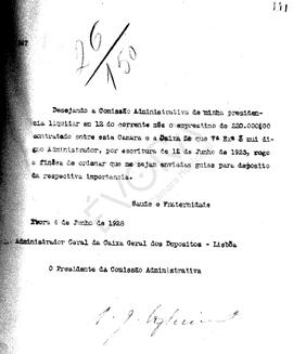 Livro correspondência expedida de 1928