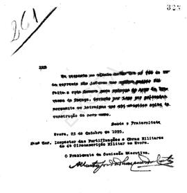 Livro de correspondência expedida de 1925