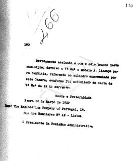 Livro de correspondência expedida de 1928-1929