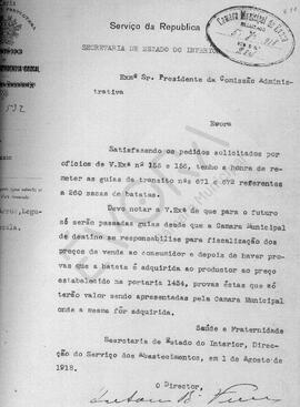 Livro de correspondência expedida 1899