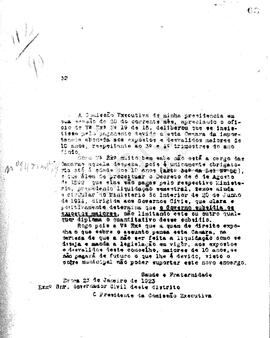 Livro de correspondência expedida de 1923