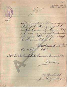 Livro de correspondência recebida de 1902