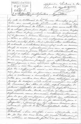 Memória descritiva do Projeto de Alpendre para Matadouro em Évora, 1899.