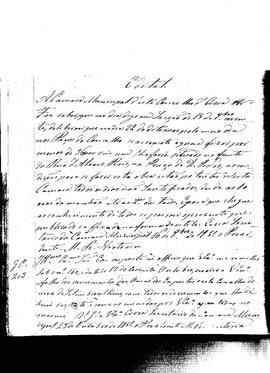 Edital para arrematação do Chafariz da Praça de D. Pedro