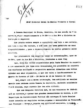 Livro de correspondência expedida de 1925