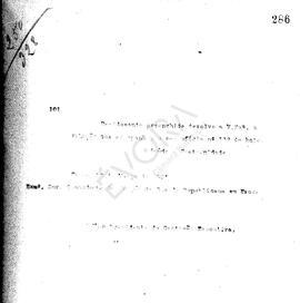 Livro de correspondência expedida de 1921