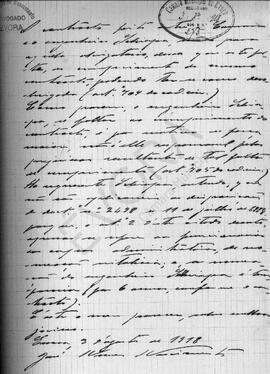 Livro de correspondência expedida 1899