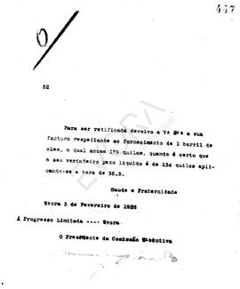 Livro de correspondência expedida de 1926