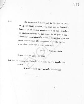 Livro de correspondência expedida de 1922